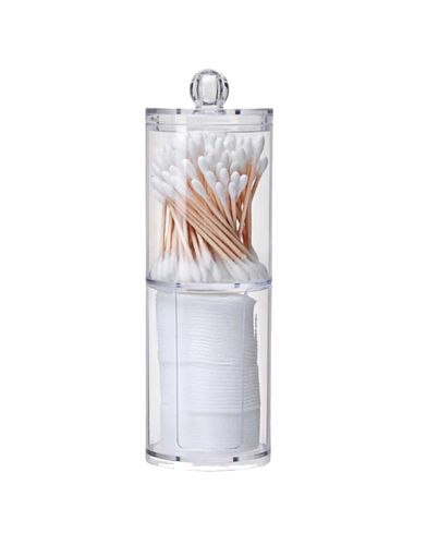 Cotton Pad Organizer clear