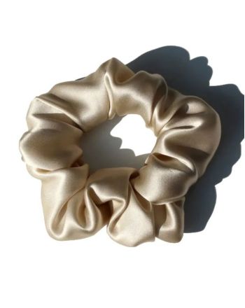 Beldura Seiden Scrunchie Sand